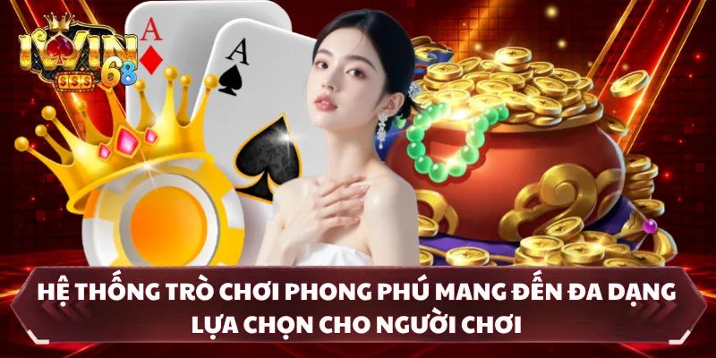 Hệ thống trò chơi IWIN đa dạng sự chọn lựa